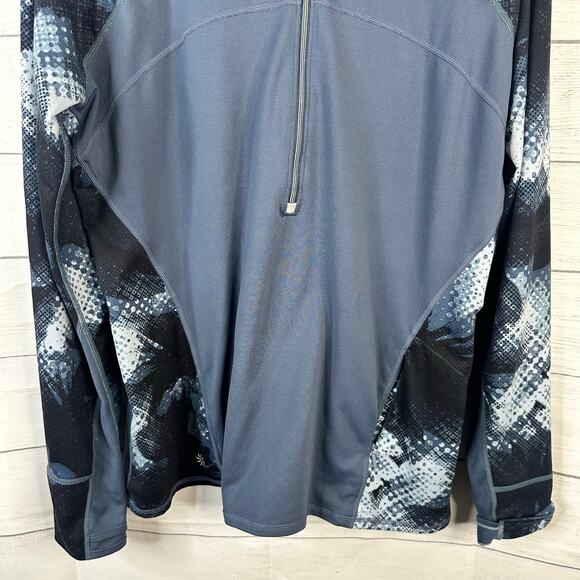 Athleta Womens size XL Running Wild Half Zip 2.0 Pullover Electro Running 152566 - Picture 5 of 10